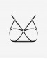 Iris Harness Bra – Verführerisches schwarzes Dessous-Accessoire