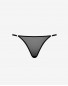 Ginny Schwarzer Transparenter Tanga