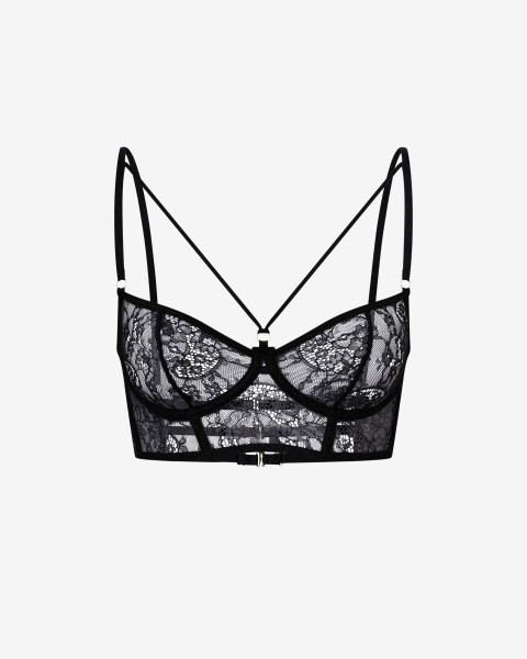 Abigail Black Lace Bra – Elegant and Sensual Lingerie