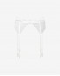 Leticia white garter belt