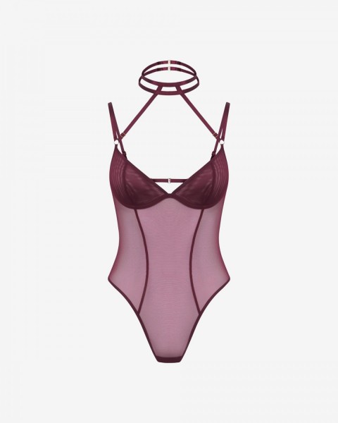 Mara Burgundy Bodysuit