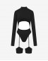 Avery Black Bodysuit