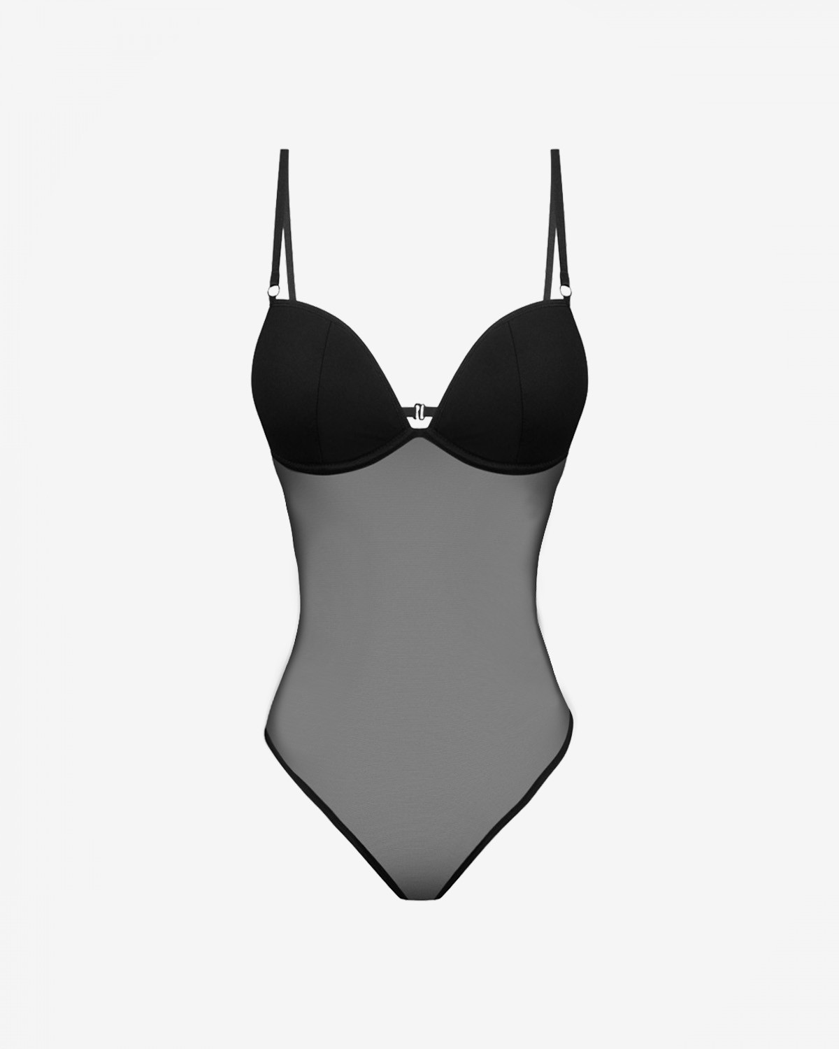 Stacy body – black mesh lingerie bodysuit