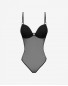 Stacy body – black mesh lingerie bodysuit