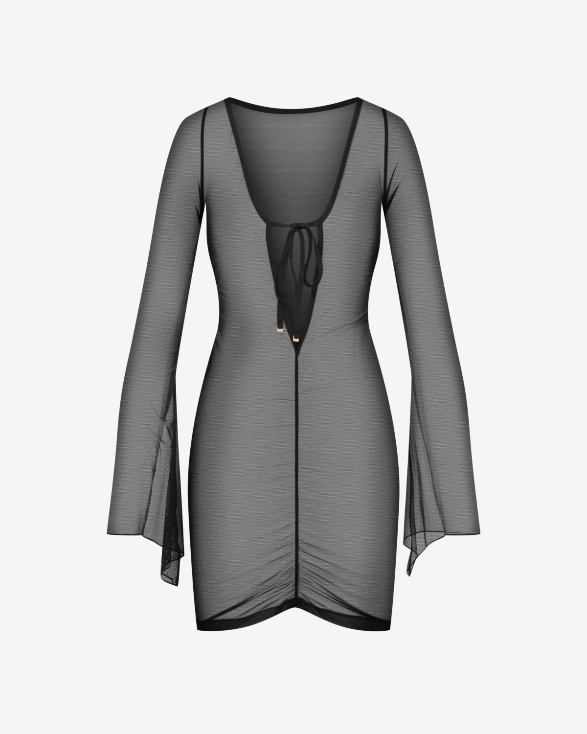 Felisa sheer mesh mini dress