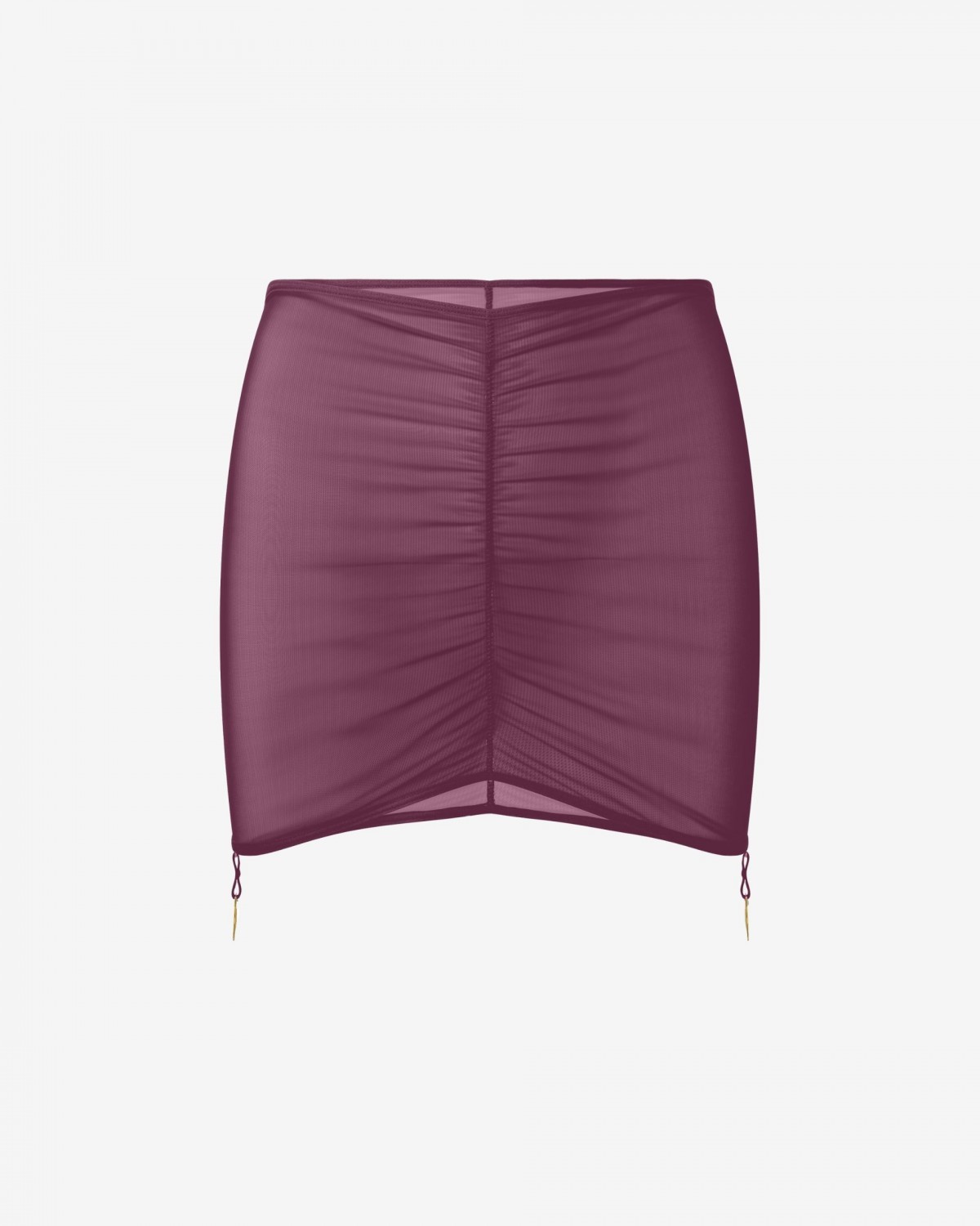 Reina burgundy meshrock