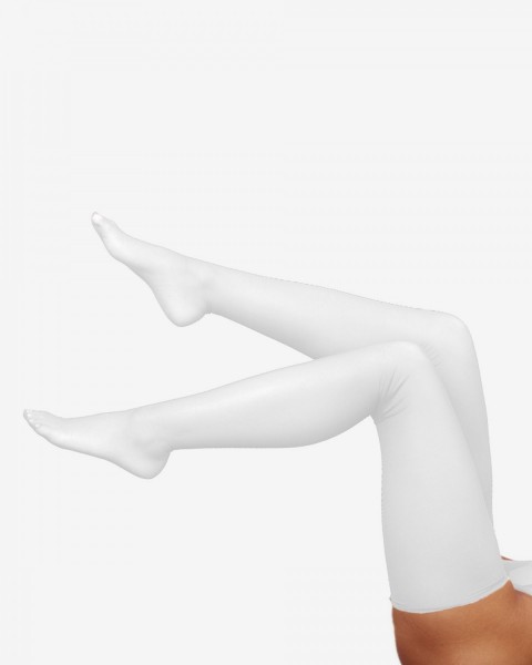 Margo White Strapsstrümpfe