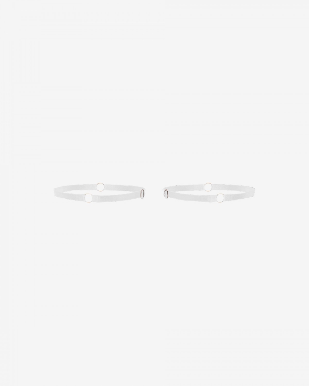 Aura white garters